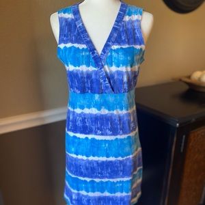 Calvin Klein Tie Dye Sleeveless Dress Size Medium